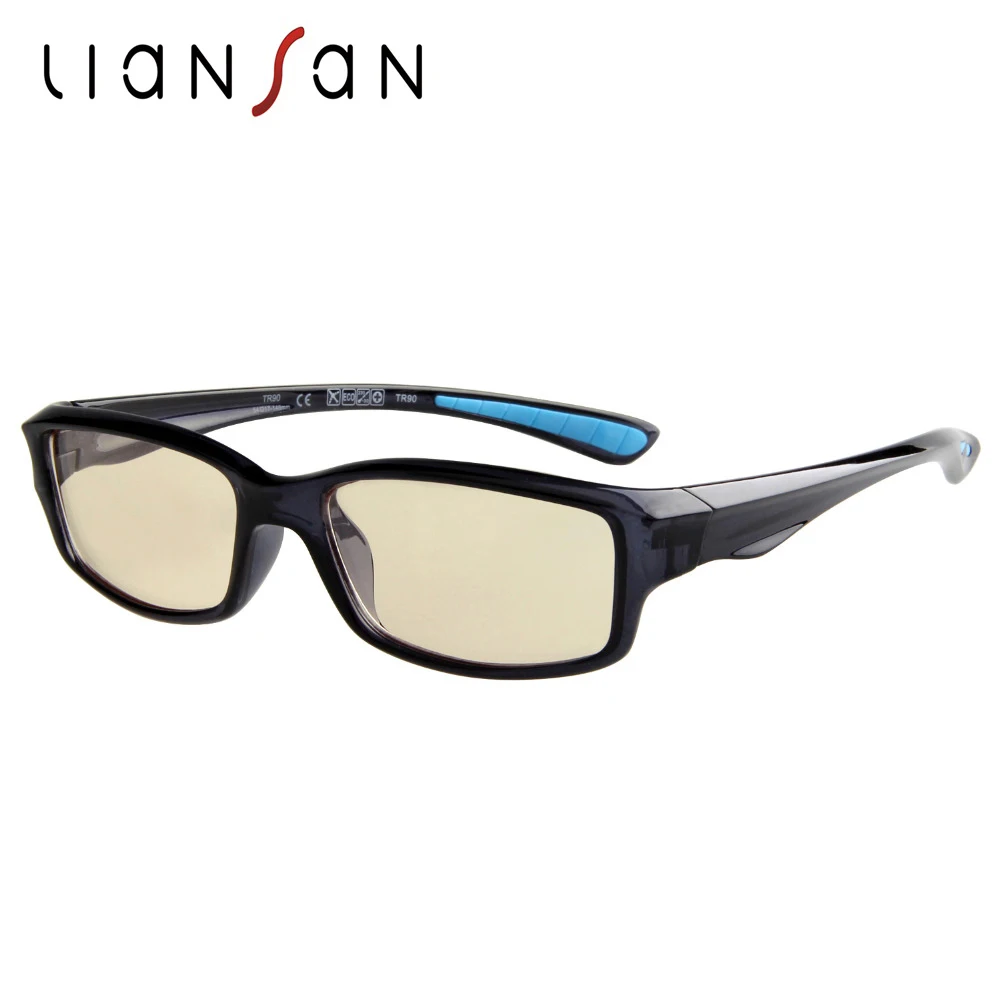 LianSan TR90 легкие компьютерные очки для чтения с защитой от синего луча женщин и