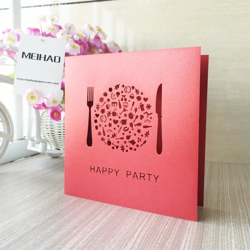 Высококачественные Пригласительные открытки на свадьбу китайские красные