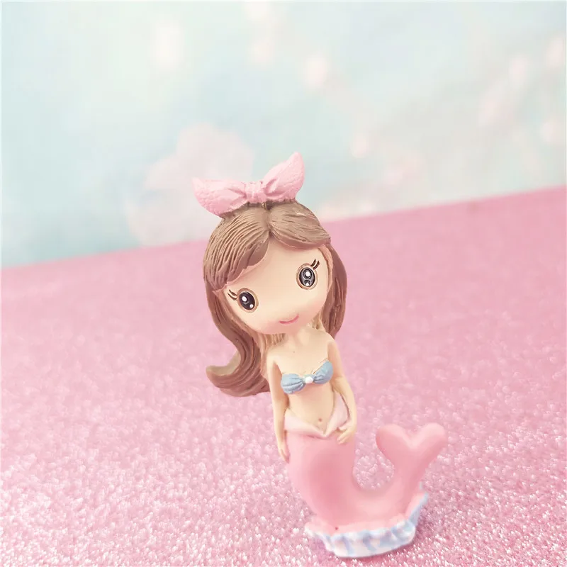 Русалка коллекция рыбий хвост торт Топпер принцесса фигурка для девочек День