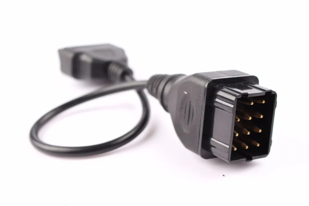 Для Renault 12Pin к OBD2 16pin коннектор адаптер 12 pin для Renault OBD II автомобильные Аксессуары Диагностический кабель