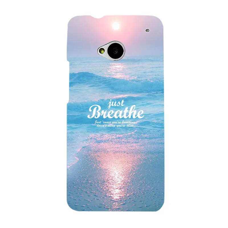 Just beach Personalized Design Hard PC Case for HTC M7 Own Style |