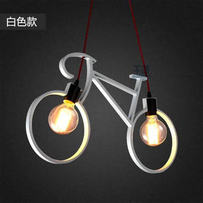 Детская комната велосипед лампы Светильник E27 * 2 витрина кафе промышленные