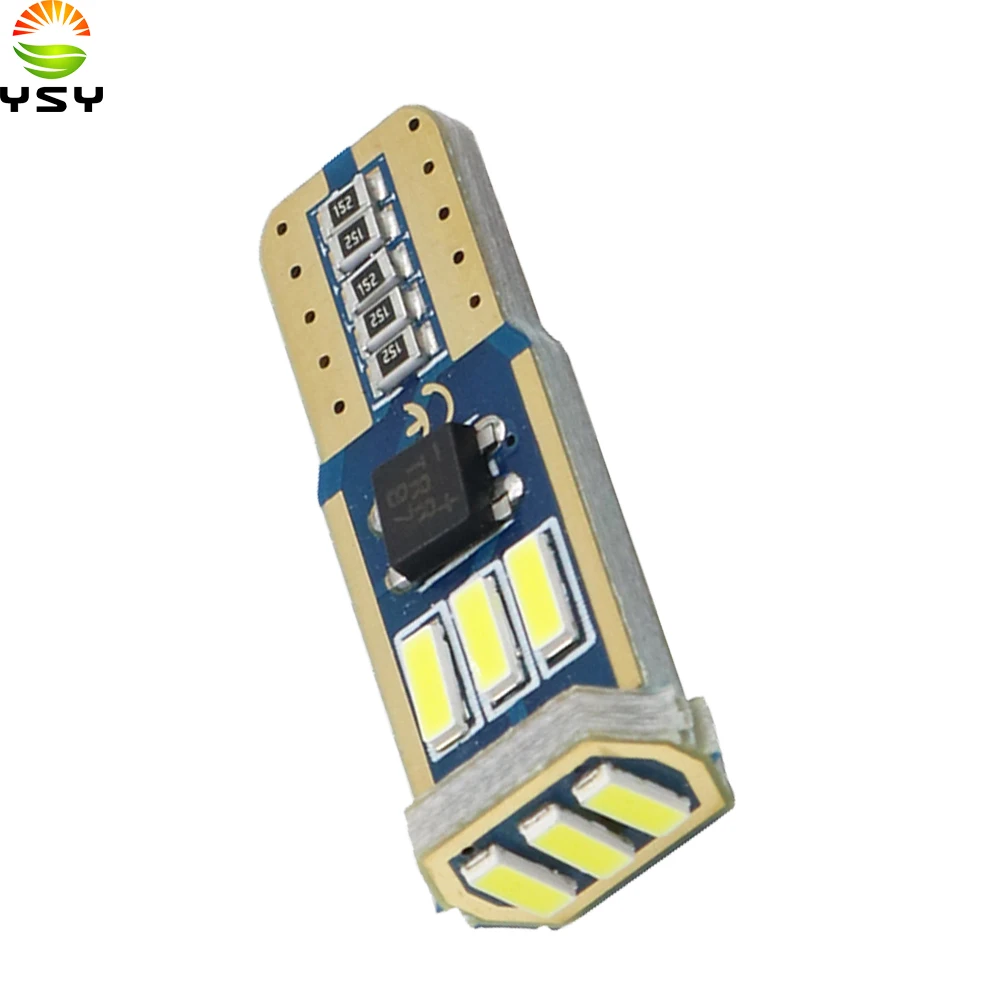 YSY 500X Новый T10 W5W светодиод шина может свет белый без ошибки 4014 9 SMD лампы автомобиля