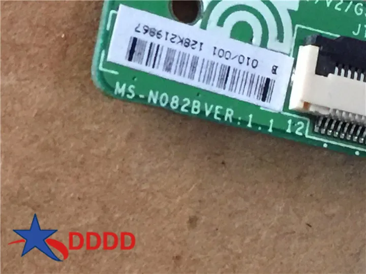 Оригинальная плата для сенсорных ключей MSI U180 полностью протестирована и