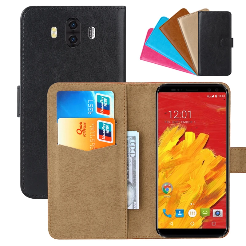 

Luxury Wallet Case For M-Horse Pure 3 PU Leather Retro Flip Cover Magnetic Fashion Cases Strap