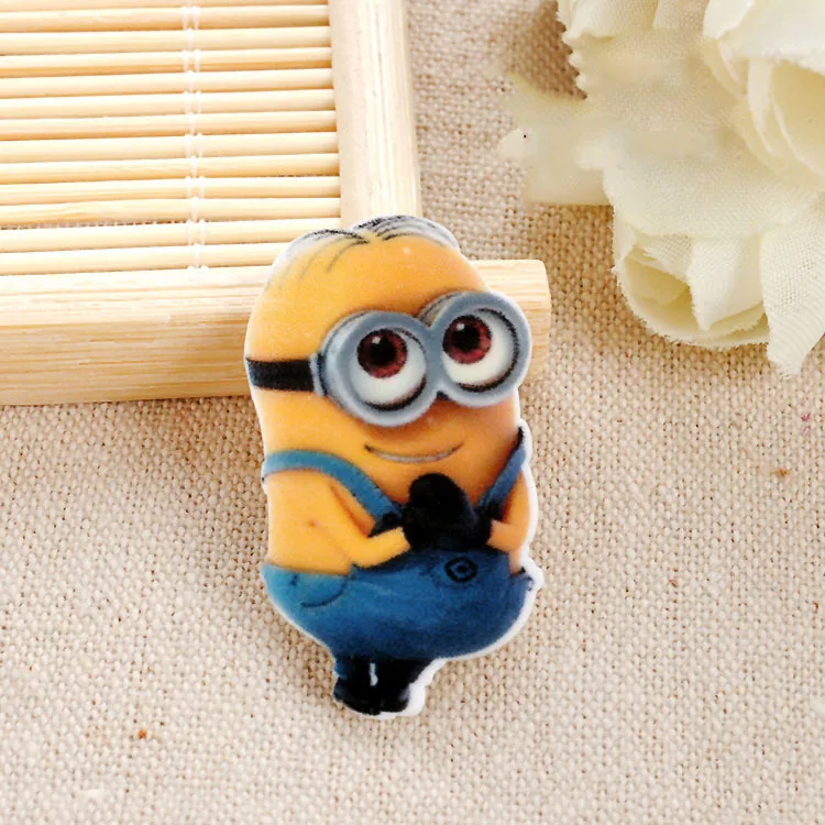 DIY фигурка миньона из мультфильма праздничные украшения поделки плоское заднее