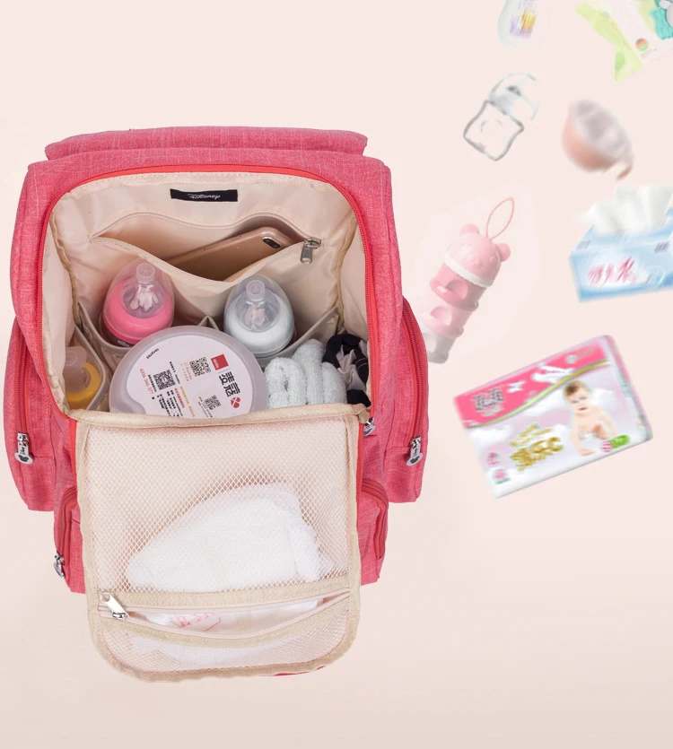 Дисней Микки Минни Детские Пеленки сумки Bolso материнская коляска сумка для подгузников женский рюкзак сумка для мам сумка Mochila