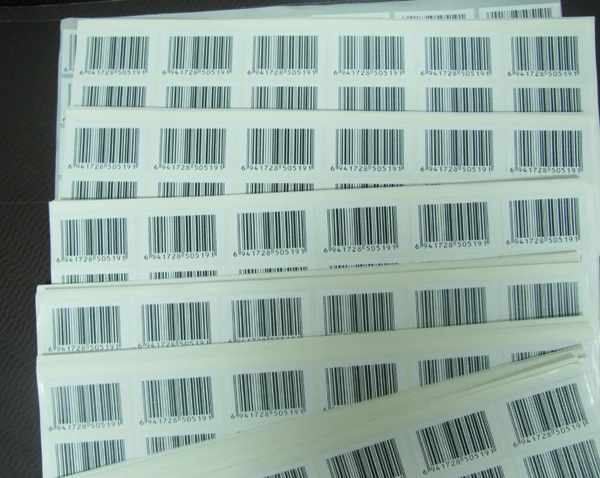Самоклеящиеся стикеры для штрих-кодов печать на заказ частных этикеток с
