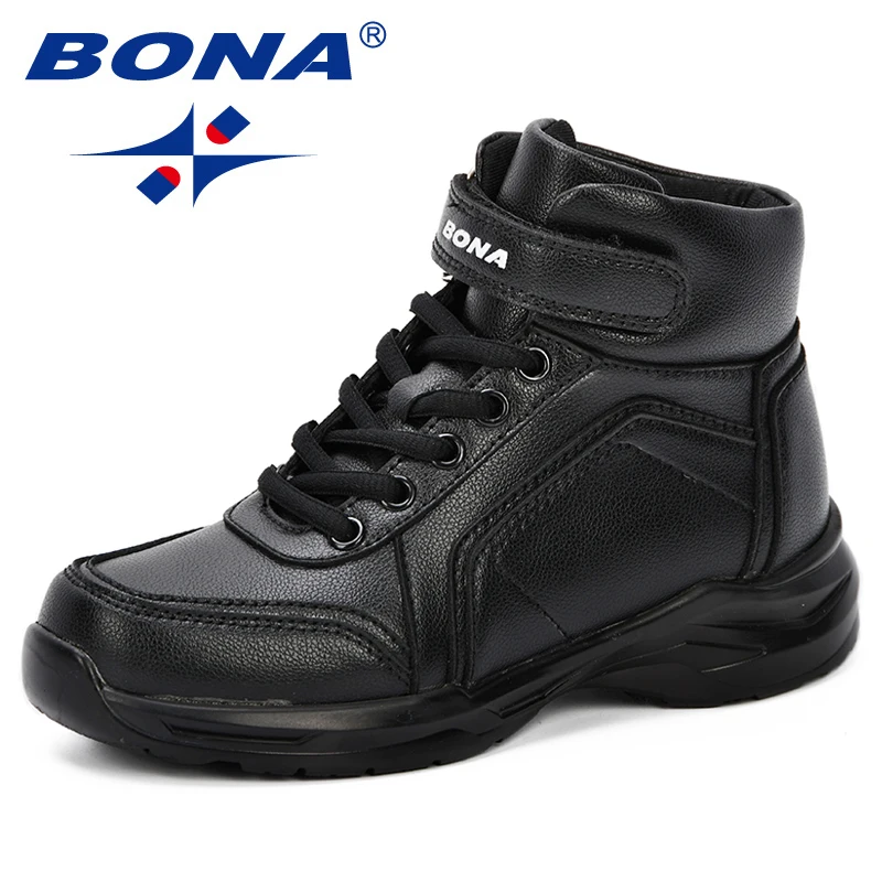 

Ботинки детские BONA, из синтетики, на плоской подошве, для осени, 2018