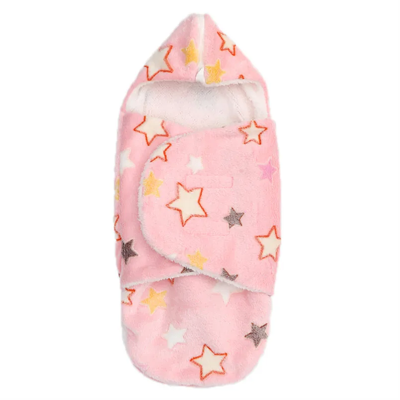 Детские одеяла флисовое спальное одеяло с рисунком для новорожденных на молнии