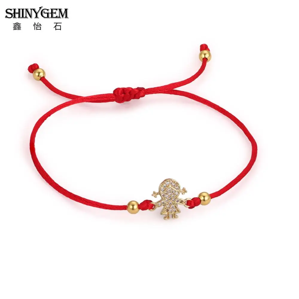 Браслеты на запястье ShinyGem регулируемые оплетенные браслеты ручной работы с