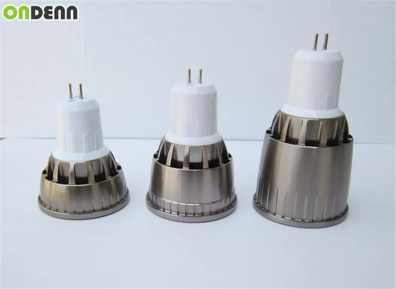 3W 5W 7W 9W COB Светодиодный прожектор AC85-265V 12VDC 2 контакта Светодиодная лампа