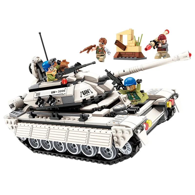 430 шт. детские развивающие строительные блоки совместимые игрушки Legoingly city Tank Corps