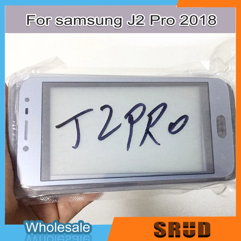Черное внешнее стекло с ламинированным покрытием OCA для Samsung Galaxy J2 2015 J200 Pro 2018 J250 Core