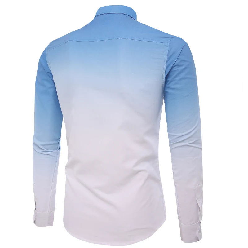 Повседневные рубашки новая мужская приталенная Классическая рубашка с