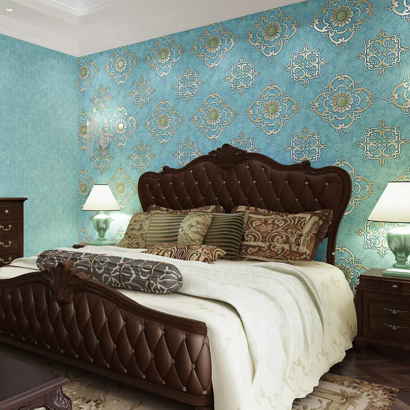 Обои для гостя в спальне новая версия бронзового американского ретро тотема AB|papel