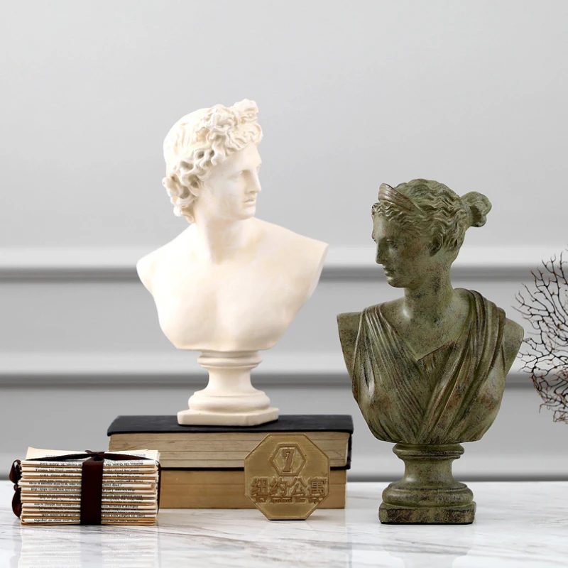 Французский Сельский стиль смола Давид богиня модель куклы искусство ремесла