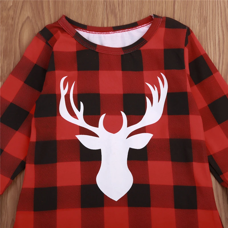 Рождественские платья для девочек платье новорожденных с оборками и длинными