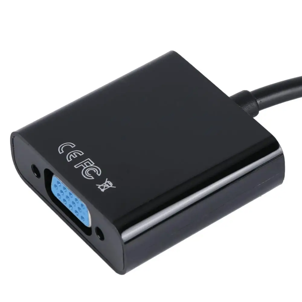 Кабель-переходник 1080p DP DisplayPort папа-VGA мама | Электроника