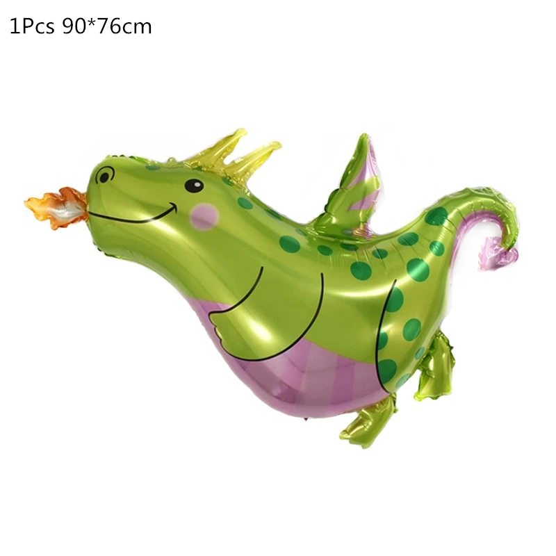 1pcs foil dinosaur6 Динозавр день рождения динозавр фольга конфетти для воздушного шара латексные шары динозавр воздушный шарик Globos дети животные джунгли вечерние украшения - Цвет: 1pcs foil dinosaur6