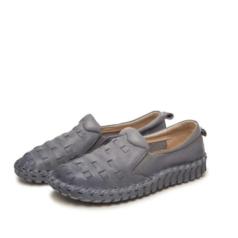 Весна лето 2019 новая стильная удобная женская обувь ручной работы кожаная модная