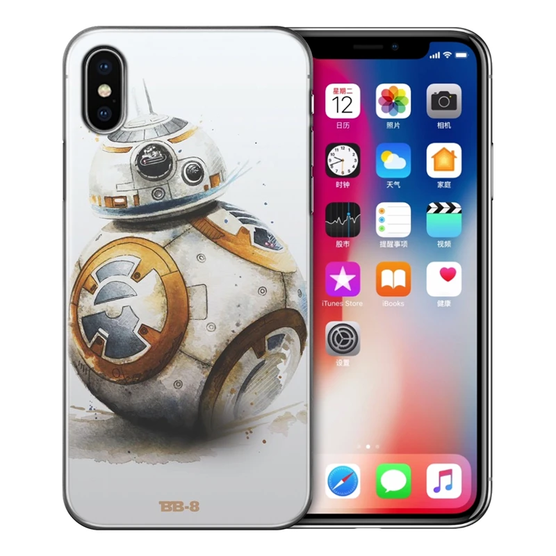 Чехол для iPhone 5 5S SE 6 6S 7 8 XS X Max Plus Coque Venom BB-8 чехол телефона с изображением Микки