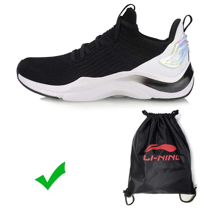 Li-Ning/женские низкие прогулочные туфли; спортивная обувь с моноволокнистой подкладкой; кроссовки для отдыха; AGLP002 SJFM19 - Цвет: AGLP002-1H
