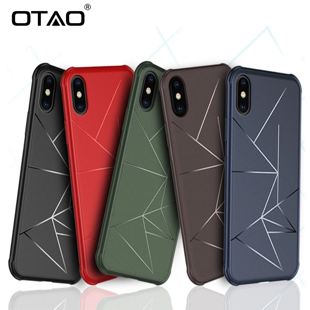 OTAO Magnetic Phone Case For iphone X 7 8 Plus 6 6S Cases Soft Silicone Car Holder Back Cover Apple 5 5S 10 Coque |