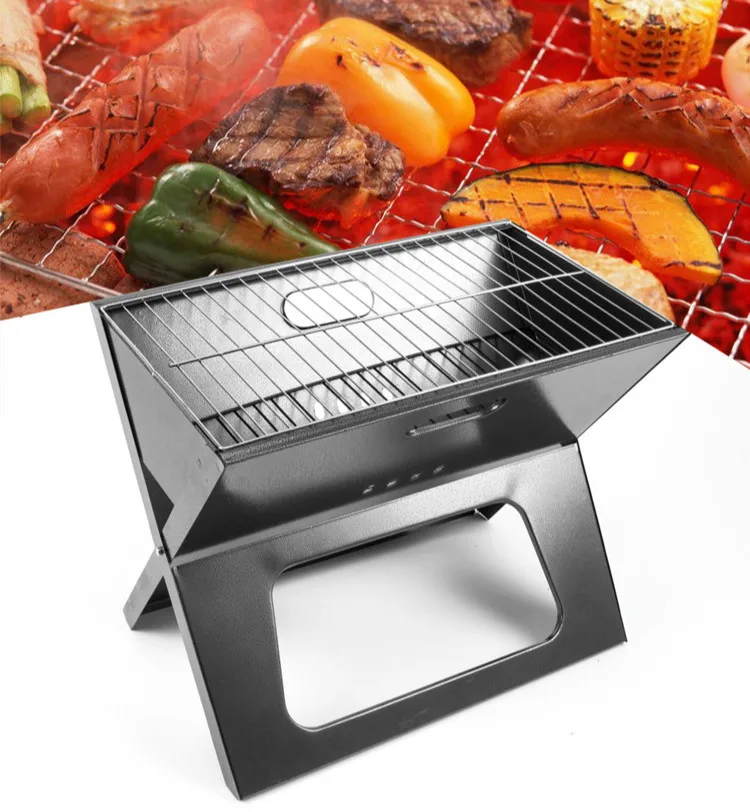 Новая портативная складная шашлычница гриль барбекю артефакт Кемпинг из