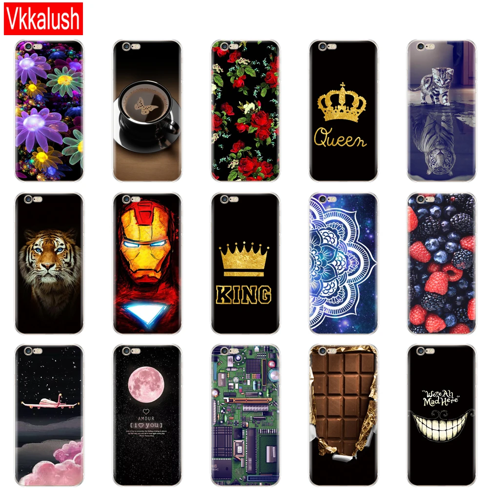 Для iphone 5S, 5 S, Se, 4, 4S, чехол из мягкого ТПУ для телефона, чехол для Apple iphone 6 s, 6 S Plus, Fundas Coque Bumper