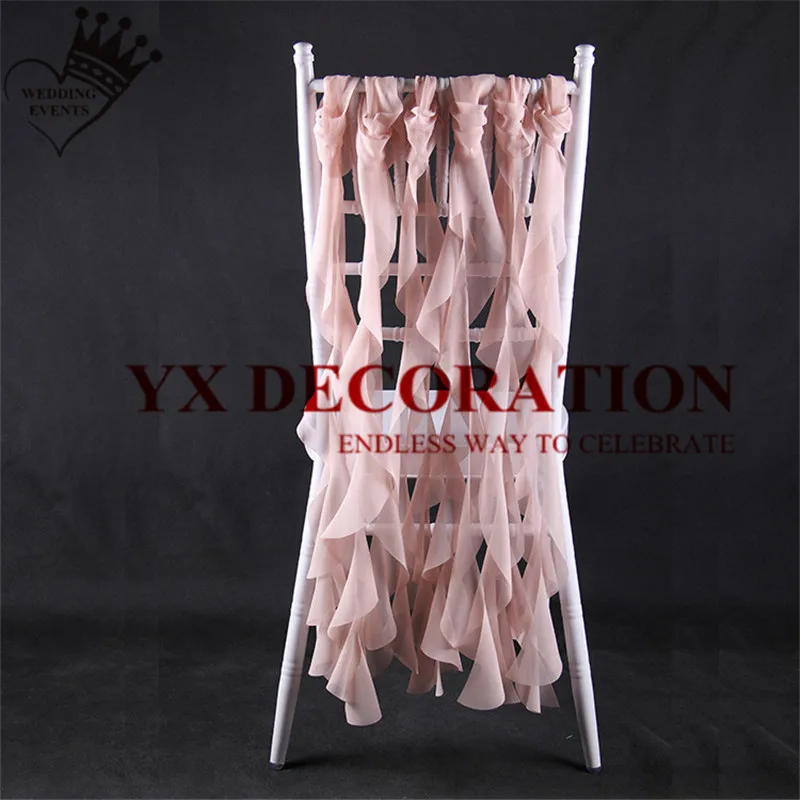 Красивая шифоновая накидка на стул chiavari для украшение свадьбы | Дом и сад