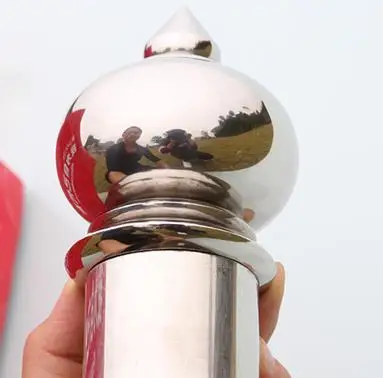 Бесплатная доставка Нержавеющая сталь сиамский шар башня наконечник сиденья