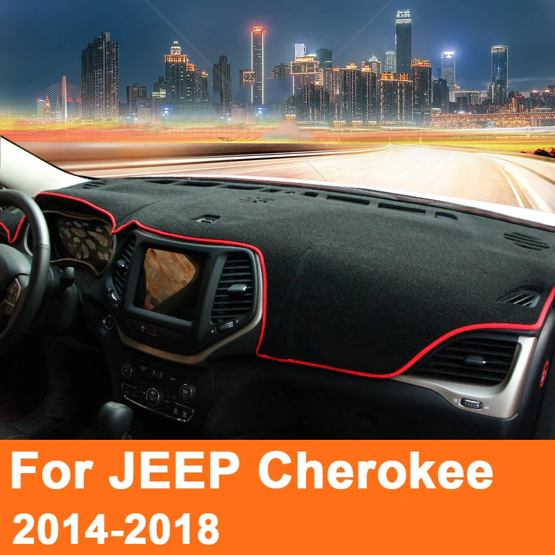 Коврик для приборной панели чехол Солнцезащитный ковер Jeep cherokee 2014 2015 2016 2017 2018 |