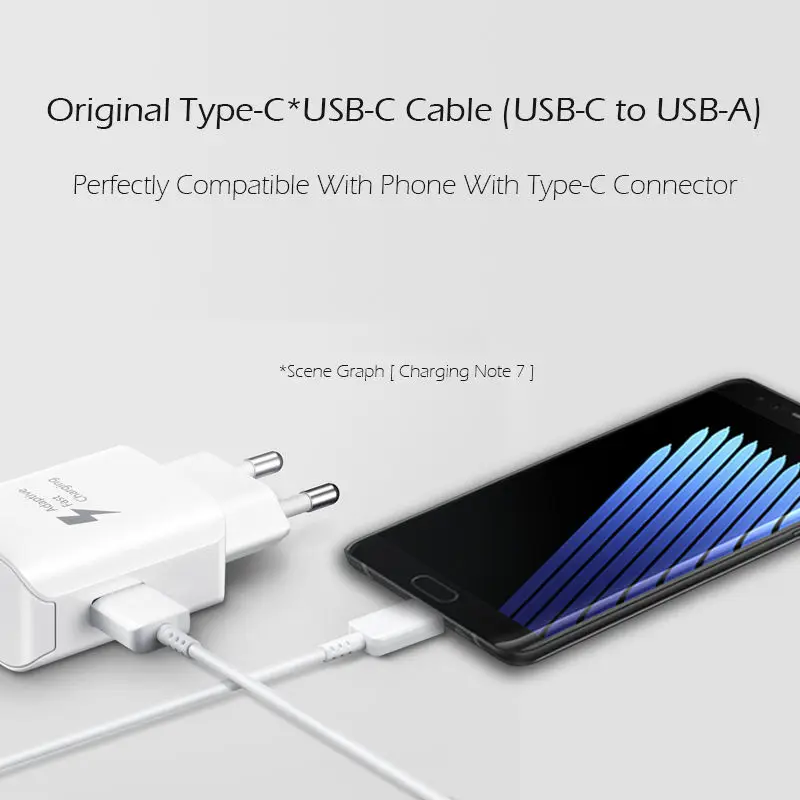 Кабель Micro USB C для быстрой зарядки и передачи данных зарядный кабель Samsung Galaxy Note 7 S8