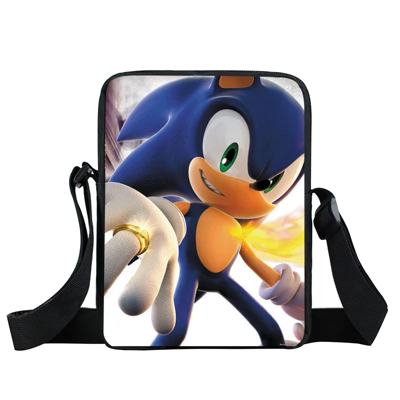 XKBYSXZ21 Мультфильм sonic Малый Детская сумка через плечо школьные ранцы дети bookbag обувь для мальчиков девочек Сумка через плечо сумка-почтальон мини подарок - Цвет: XKBYSXZ21