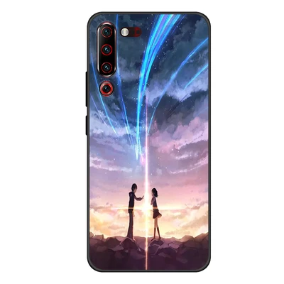 Синий Чехол для lenovo Z6 z6 Pro силиконовый мягкий чехол задняя крышка для lenovo Z 6 Pro Звездные узорчатые телефонные чехлы lenovo Z6 Pro Coque - Цвет: Синий