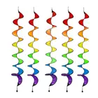 Декоративная Вертушка для детского сада, для улицы, подвесная Радуга, вращающаяся, вертикальная, цветная ветряная мельница, товары для праздников