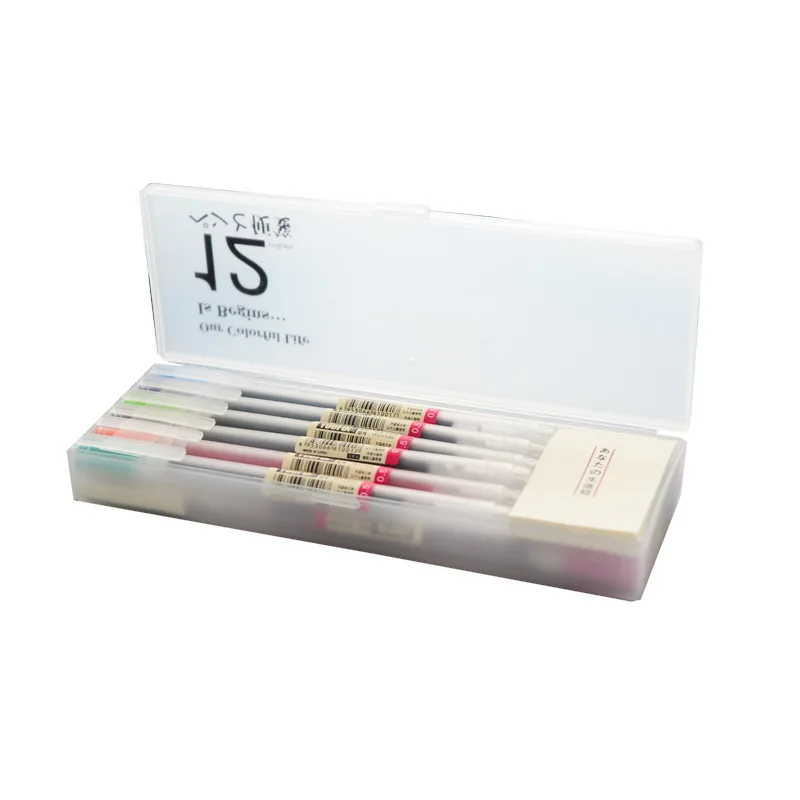 

12 pcs/lot Japanese Style Colored Gel Pen with Memo Pads Set 0.5mm Colour Ink Maker Pens School Office Writing Stationery Supply