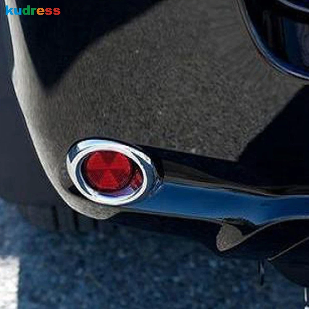 Для Toyota Highlander 2008 2009 2010 ABS Хромированная задняя противотуманная фара накладка