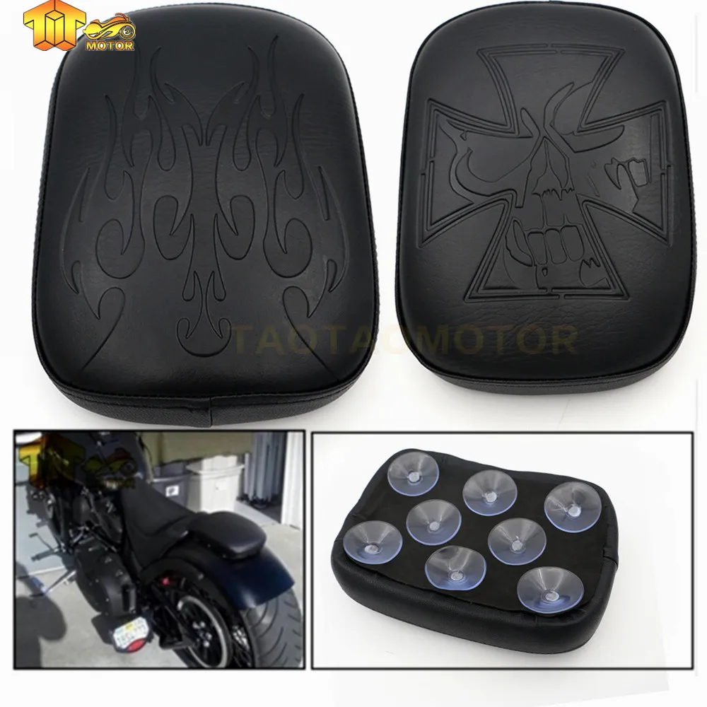 CK CATTLE KING черная кожаная накладка на заднее сиденье мотоцикла для Harley Sportster XL 1200 883