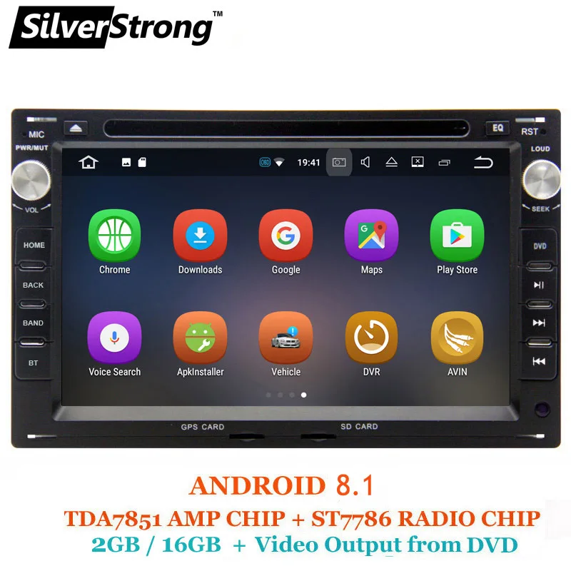 SilverStrong 4 GB Android 8,0-8,1 2din автомобильный DVD ips для VW Golf4 поло PASSAT B4 B5 бора для Octavia1 golf4 превосходное - Цвет: B4-PX30 4core