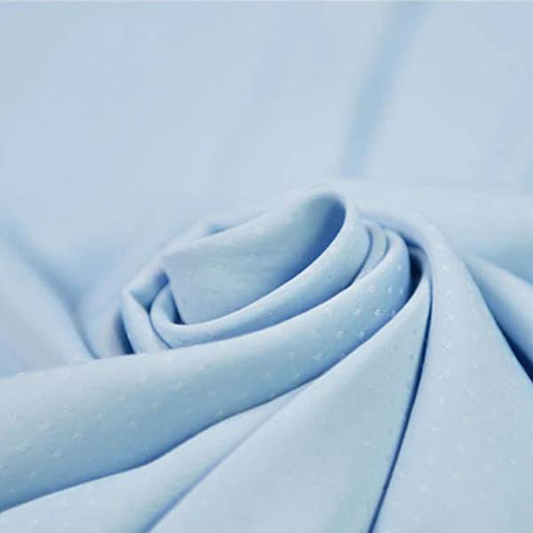 Jacquard design bright blue rayon cotton fabric very soft comfortable RCT011 | Дом и сад