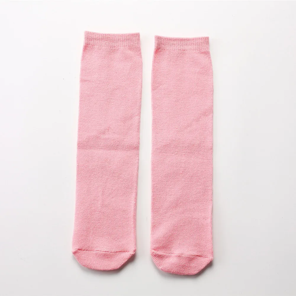 4 Korea Style Harajuku Candy Cotton Socks Women Cute Short Ankle Socks Yellow Blue Purple Green Red Black Socks For Girls Gift - Цвет: 4