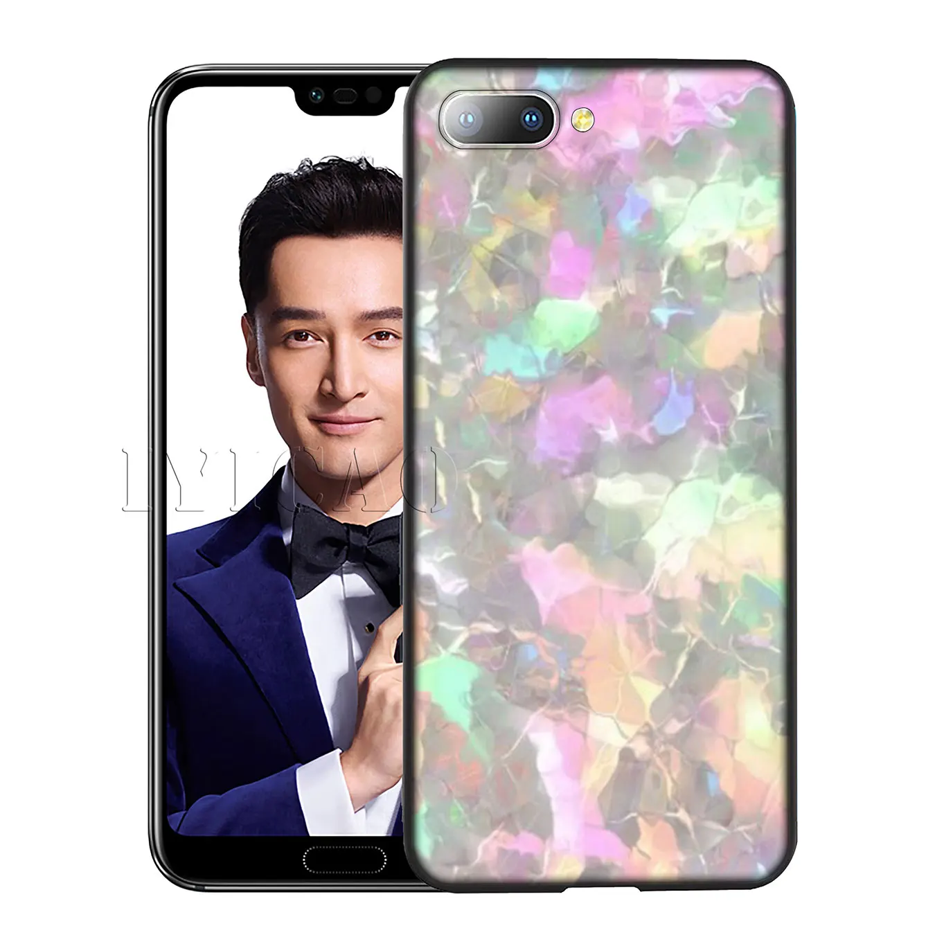 IYICAO Pastel Metallic Tumblr High Quality Soft Case for Huawei Y7 Y6 Prime Y9 2018 Honor 8C 8X 8 9 10 Lite 6A 7C 7X 7A Pro |