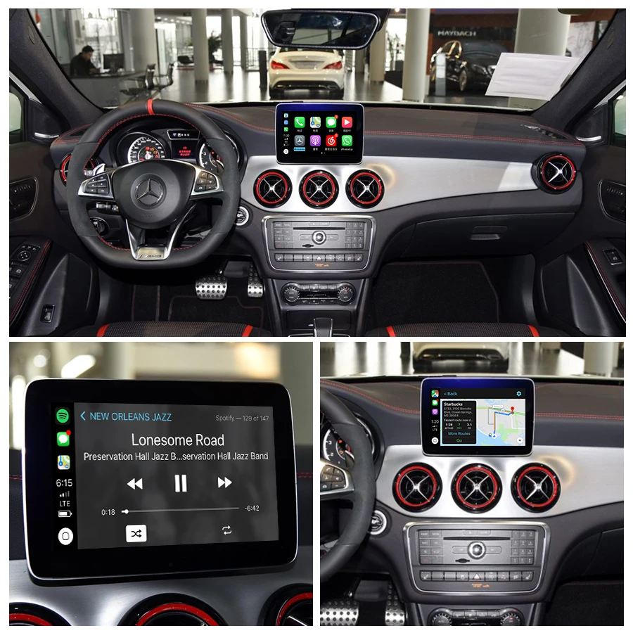 Joyeauto Wifi беспроводной Carplay Car Play Android авто зеркало модифицированное для Mercedes GLA GLC GLE GLS NTG 5,1 5,2 5,5 камера заднего вида