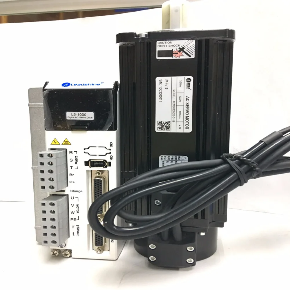 1000 Вт Leadshine AC Серводвигатель L5-1000 + мотор ACM8010M2H-51-B фантастический | Инструменты