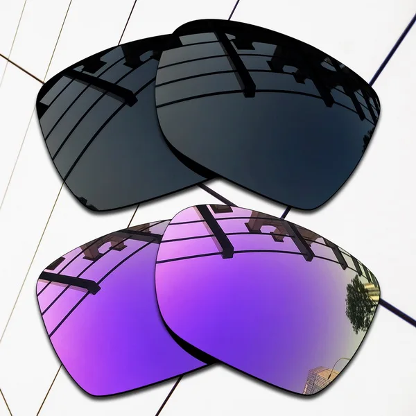 Black and Violet Wholesale E.O.S Polarized Replacement Lenses for Oakley Catalyst Sunglasses- Varieties Colors - Цвет линз: Black and Violet