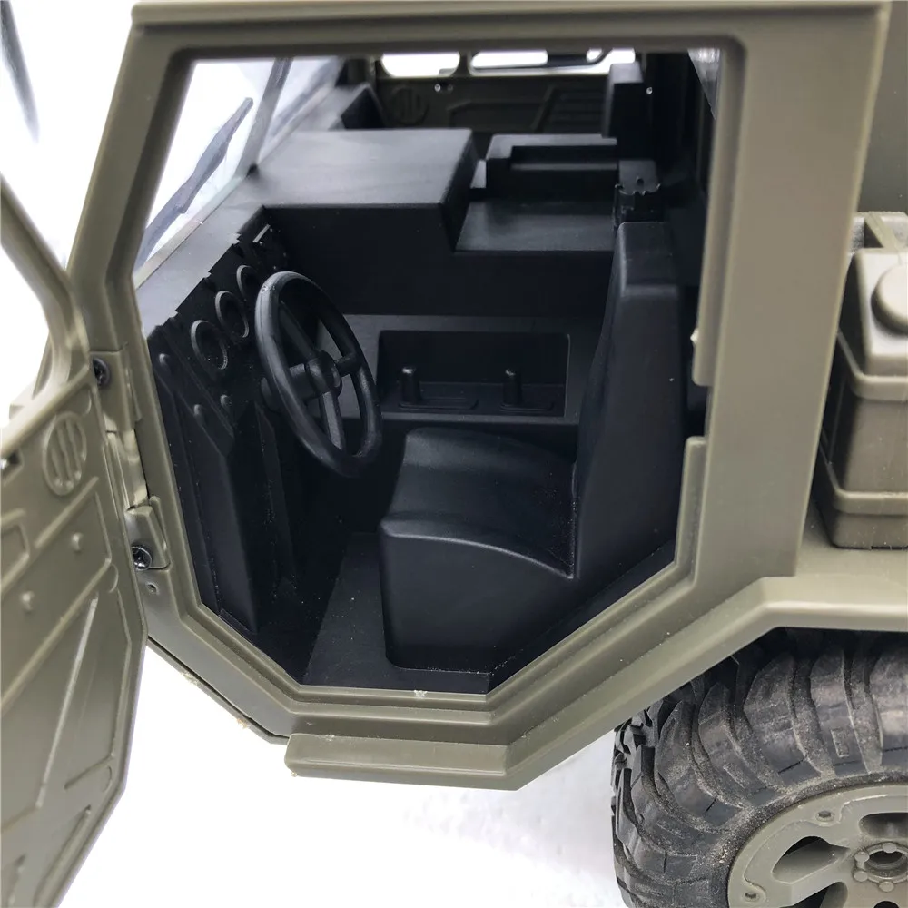 2 батареи Fayee FY004A 1/16 2,4G 6WD Rc автомобиль пропорциональный контроль армии США военный грузовик RTR модель нагрузка 1 кг автомобиль игрушка VS HUINA