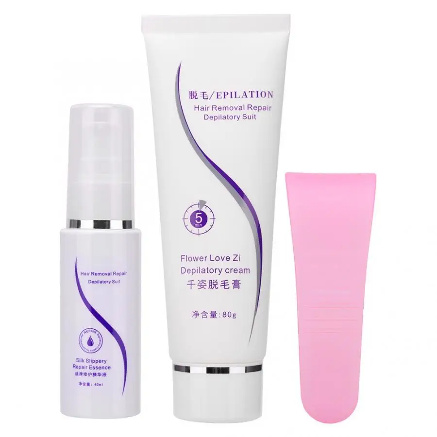 Эпилятор 80 г унисекс для депиляции крем паста удаления волос ног и подмышек + 40 мл