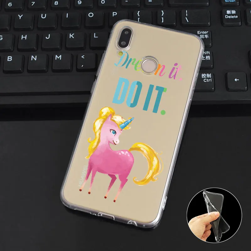 DREAMFOX K279 милые Rainbow Unicorn Мягкие TPU силиконовый чехол для huawei Honor 6A 6C 7X9 10 P20 lite Pro P Smart |